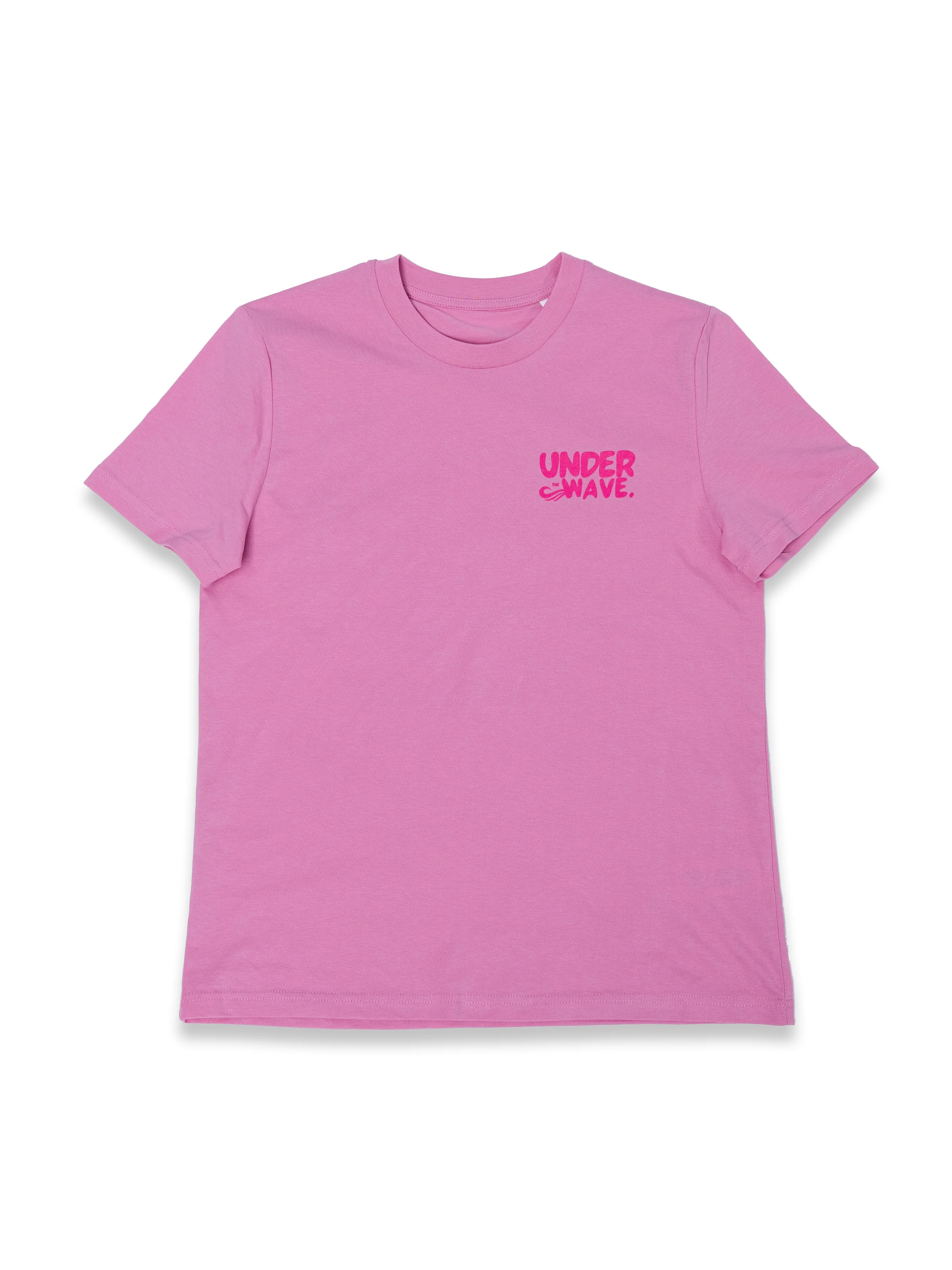 Produit T-shirt rose imprimé pour la marque Under the Wave